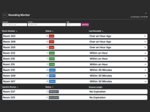 Rounding Monitor tool in action